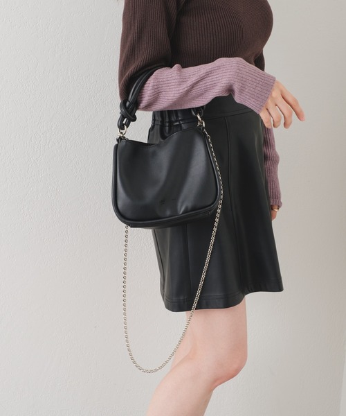 Kastane（カスタネ）の「【新色追加】ワンハンドルミニチェーンBAG