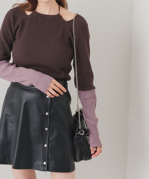 Kastane（カスタネ）の「【新色追加】ワンハンドルミニチェーンBAG（ショルダーバッグ・レディース・ベージュ/ミント/シルバー/ブラック・FREE）」の18枚目の写真