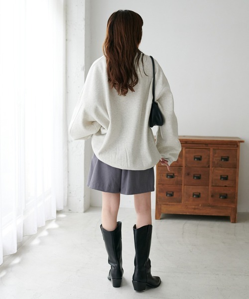 DISCOAT（ディスコート）の「タックショートパンツ（その他パンツ・レディース・ブラック/グレー・FREE）」の7枚目の写真