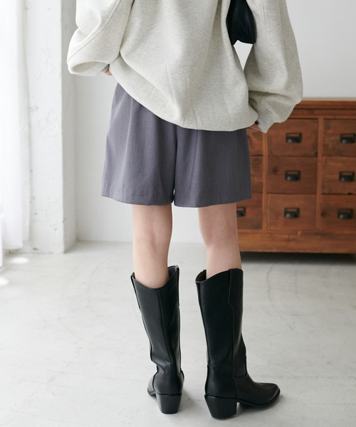 DISCOAT（ディスコート）の「タックショートパンツ（その他パンツ・レディース・ブラック/グレー・FREE）」の11枚目の写真