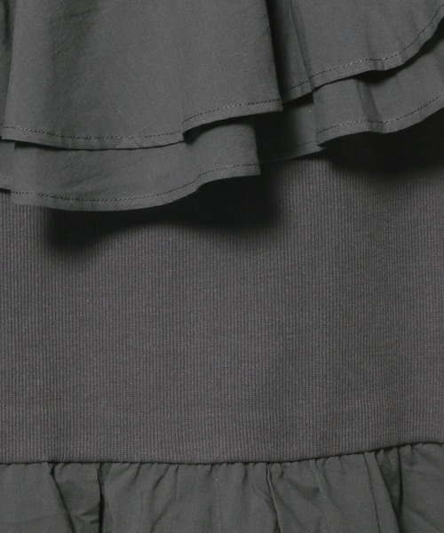 LOWRYS FARM(ローリーズファーム)の「ツケエリツキバルーンワンピース 964158(ワンピース・レディース・チャコールグレー/ブラック/アイボリー・FREE)」の9枚目の写真