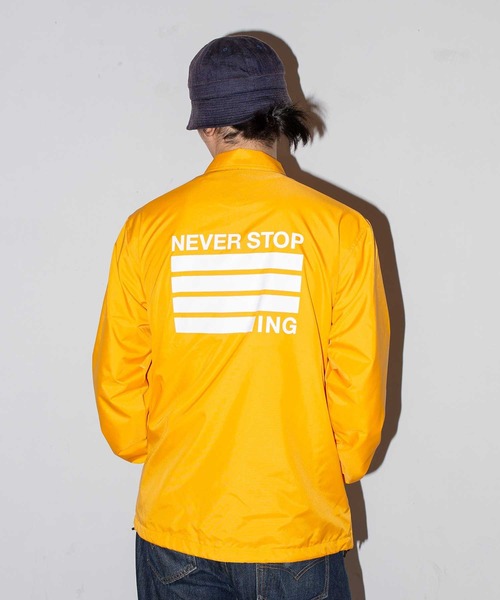 THE NORTH FACE(ザノースフェイス)の「THE NORTH FACE NEVER STOP ING THE COACH JACKET / ザ・ノース・フェイス ネバー ストップ ING ザ コーチ ジャケット(その他アウター・メンズ・イエロー/ブラック・M/L/S/XL)」の3枚目の写真