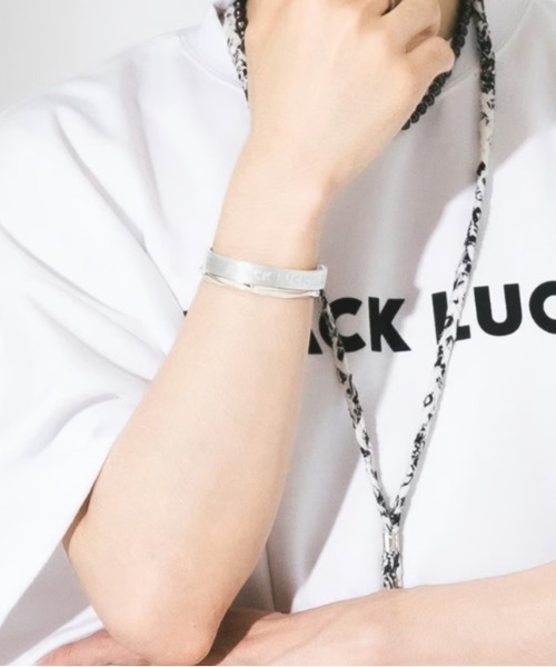 L.H.P（エルエイチピー）の「BLACKLUCK/ブラックラック/Fire Pattern Bangle（バングル/リストバンド・メンズ・シルバー/ブラック・F）」の11枚目の写真