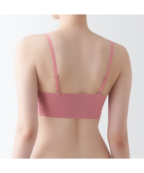 E084 無印婦人　肌あたりがやさしい　リブブラジャー4枚　S 婦人 肌あたりがやさしいリブブラジャー | 無印良品