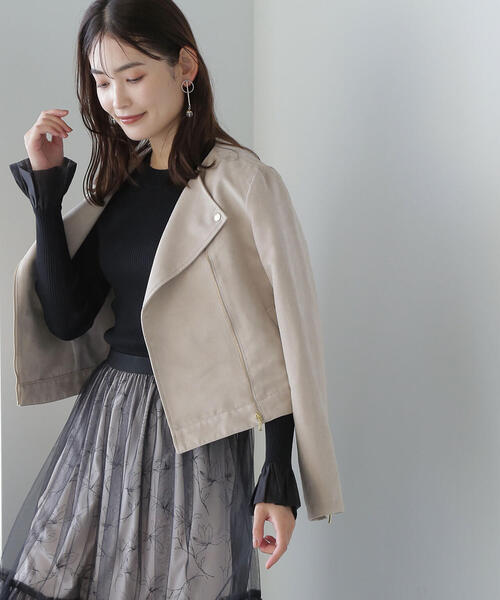 NATURAL BEAUTY BASIC(ナチュラルビューティーベーシック)の「◇オーガンジーカフスニット(ニット/セーター・レディース・オフホワイト/ブラック/グリーン/ホワイト系その他・FREE)」の7枚目の写真