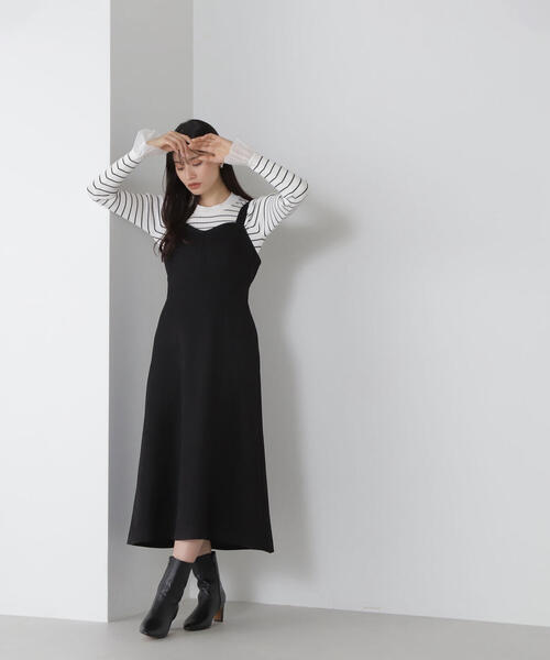 NATURAL BEAUTY BASIC(ナチュラルビューティーベーシック)の「◇オーガンジーカフスニット(ニット/セーター・レディース・オフホワイト/ブラック/グリーン/ホワイト系その他・FREE)」の21枚目の写真