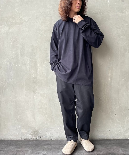 HANES（ヘインズ）の「【WEB限定】[HANES/ヘインズ] BEEFY ビックサイズ(XXL,3XL) ロングスリーブパックT（Tシャツ/カットソー・レディース・ホワイト/ブラック・XXL/3XL）」の5枚目の写真