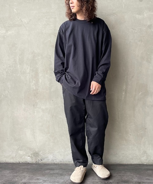 HANES（ヘインズ）の「【WEB限定】[HANES/ヘインズ] BEEFY ビックサイズ(XXL,3XL) ロングスリーブパックT（Tシャツ/カットソー・レディース・ホワイト/ブラック・XXL/3XL）」の4枚目の写真