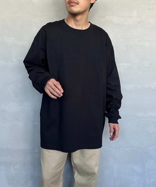 HANES（ヘインズ）の「【WEB限定】[HANES/ヘインズ] BEEFY ビックサイズ(XXL,3XL) ロングスリーブパックT（Tシャツ/カットソー・レディース・ホワイト/ブラック・XXL/3XL）」の10枚目の写真