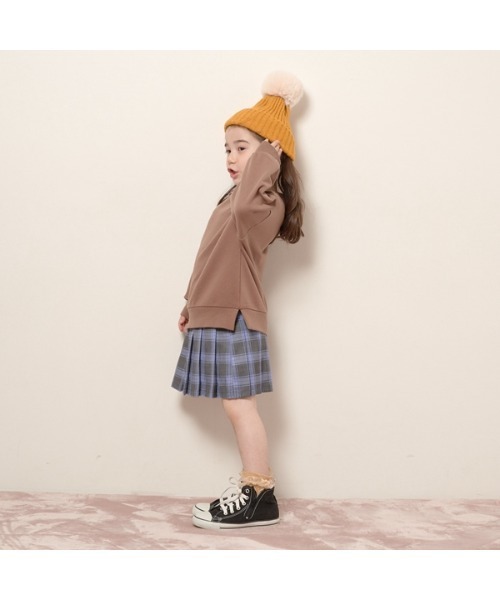 Lycee mine(リセマイン)の「チェックプリーツスカート(インナーパンツ付き)(スカート・キッズ・イエロー/レッド/グリーン/ブラック/ブルーグレー・100cm/120cm/140cm/110cm/130cm/150cm)」の20枚目の写真