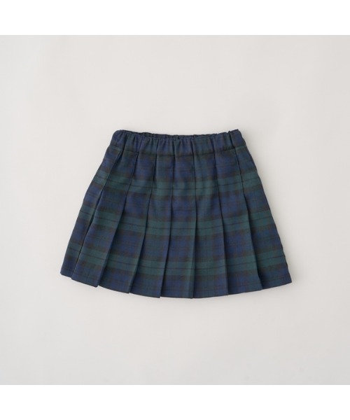 Lycee mine(リセマイン)の「チェックプリーツスカート(インナーパンツ付き)(スカート・キッズ・イエロー/レッド/グリーン/ブラック/ブルーグレー・100cm/120cm/140cm/110cm/130cm/150cm)」の8枚目の写真