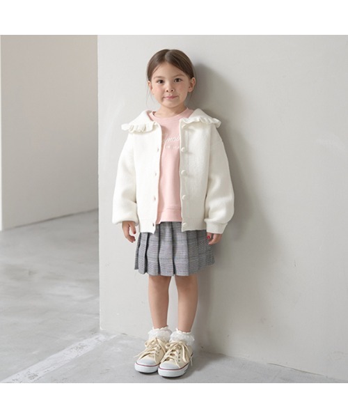 Lycee mine(リセマイン)の「チェックプリーツスカート(インナーパンツ付き)(スカート・キッズ・イエロー/レッド/グリーン/ブラック/ブルーグレー・100cm/120cm/140cm/110cm/130cm/150cm)」の18枚目の写真