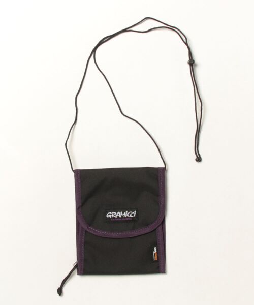 Gramicci(グラミチ)の「【63】【GRAMICCI】CORDURA NECK POUCH(ショルダーバッグ・レディース・ブラック・FREE)」の2枚目の写真