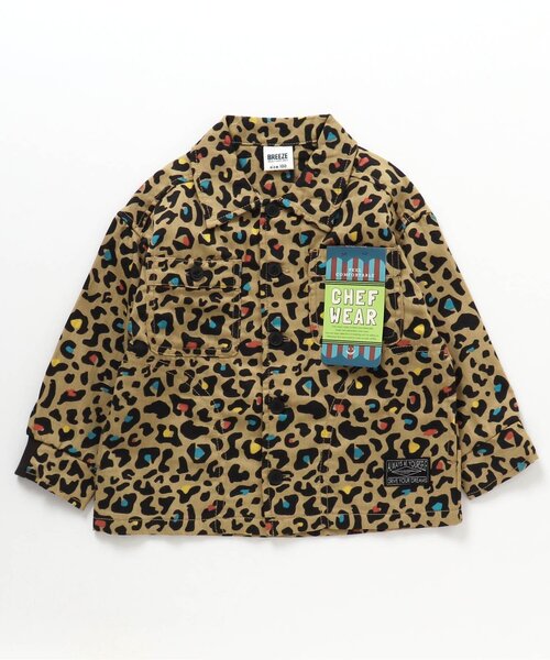 BREEZE（ブリーズ）の「【セットアップ・一部リンク可能】シェフジャケット（シャツ/ブラウス・キッズ・ブラック/ベージュ/チャコール/レッド/インディゴブルー/キナリ・80/110/140/100/120/130/150/90）」の5枚目の写真