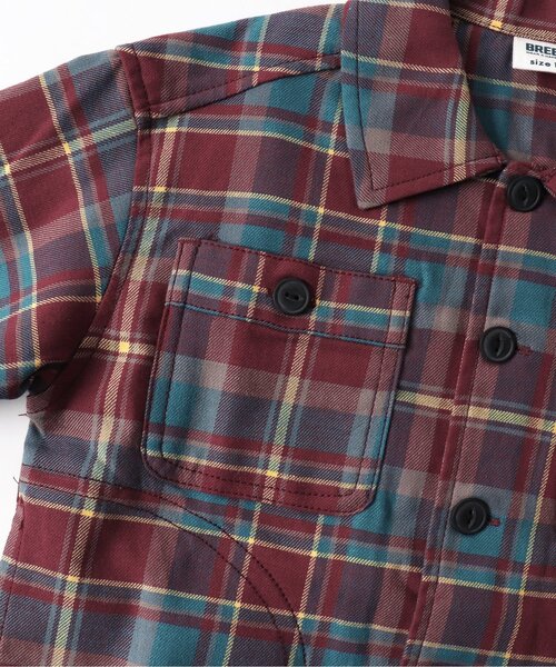 BREEZE（ブリーズ）の「【セットアップ・一部リンク可能】シェフジャケット（シャツ/ブラウス・キッズ・ブラック/ベージュ/チャコール/レッド/インディゴブルー/キナリ・80/110/140/100/120/130/150/90）」の19枚目の写真