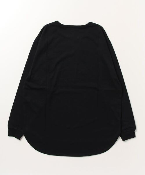 SITRY(シトリー)の「mercerization wide key neck pullover/シルケット加工 ワイド キーネック プルオーバー(Tシャツ/カットソー・メンズ・チャコールグレー/ブラック/ダークグリーン/グレイッシュブルー/ホワイト/ライトグレー・M/L/LL)」の17枚目の写真