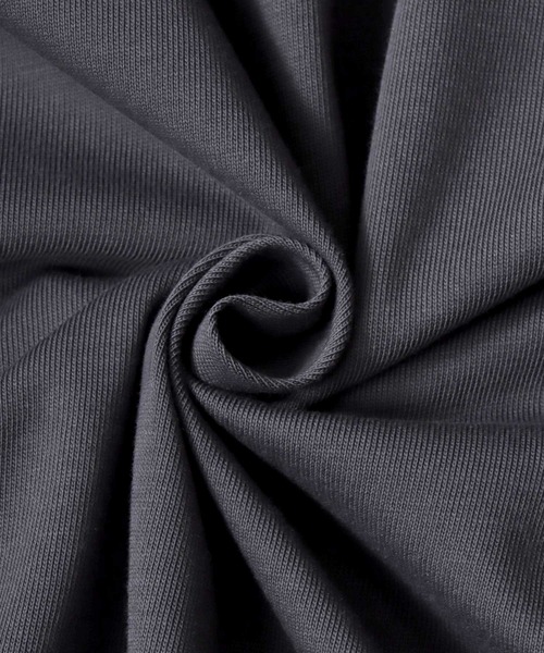 SITRY(シトリー)の「mercerization wide key neck pullover/シルケット加工 ワイド キーネック プルオーバー(Tシャツ/カットソー・メンズ・チャコールグレー/ブラック/ダークグリーン/グレイッシュブルー/ホワイト/ライトグレー・M/L/LL)」の13枚目の写真