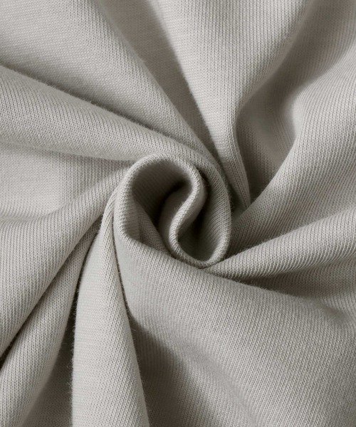 SITRY(シトリー)の「mercerization wide key neck pullover/シルケット加工 ワイド キーネック プルオーバー(Tシャツ/カットソー・メンズ・チャコールグレー/ブラック/ダークグリーン/グレイッシュブルー/ホワイト/ライトグレー・M/L/LL)」の14枚目の写真