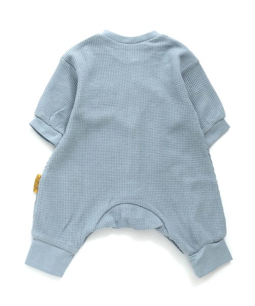 BREEZE（ブリーズ）の「ワッフルカバーオール（ロンパース・キッズ・ブラウン/レインボー/ブルー/ブラック・80/60/70）」の10枚目の写真