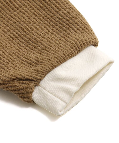 BREEZE（ブリーズ）の「ワッフルカバーオール（ロンパース・キッズ・ブラウン/レインボー/ブルー/ブラック・80/60/70）」の16枚目の写真