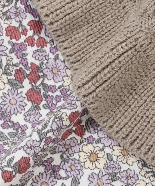 petit main（プティマイン）の「【リンク】花柄ワンピースビスチェセット★（シャツワンピース・キッズ・ブラック/ライトピンク・110cm/100cm/90cm/120cm/130cm/80ｃｍ）」の10枚目の写真