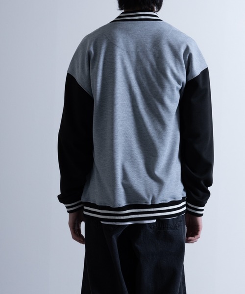 NYLAUS(ナイラス)の「ポンチ ビッグシルエット スタジャン(スタジャン・メンズ・グレイッシュベージュ/ブラック/杢グレー・L/M/LL)」の13枚目の写真