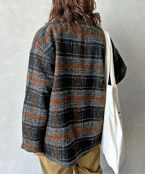 CPCM（シーピーシーエム）の「アソート柄ブークレチェックテーラードジャケット（テーラードジャケット・レディース・グレー/ブラック/ブラウン/アイボリー・FREE）」の16枚目の写真
