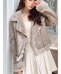 フェイクムートンブルゾン