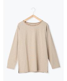 Samansa Mos2 | スラブ天竺柄アソート長袖カットソー(Tシャツ/カットソー)