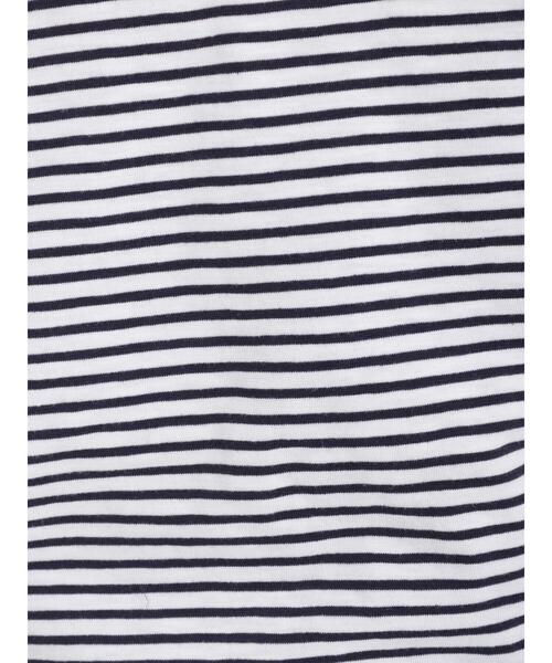 Samansa Mos2（サマンサ モスモス）の「スラブ天竺柄アソート長袖カットソー（Tシャツ/カットソー・レディース・キナリ/オフホワイト/ベージュ/ネイビー・F）」の15枚目の写真