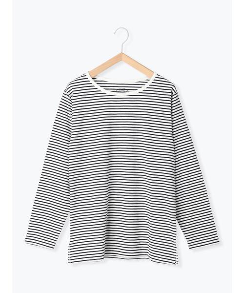 Samansa Mos2（サマンサ モスモス）の「スラブ天竺柄アソート長袖