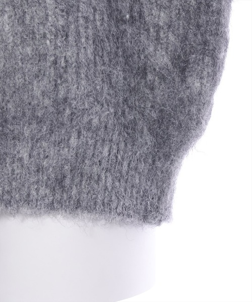 clear（クリア）の「ミックス編みオーバーサイズニットカーディガン（カーディガン/ボレロ・レディース・ブルー/グレー/アイボリー・F）」の7枚目の写真