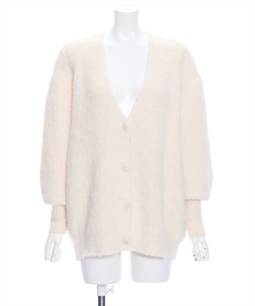 clear（クリア）の「ミックス編みオーバーサイズニットカーディガン（カーディガン/ボレロ・レディース・ブルー/グレー/アイボリー・F）」の20枚目の写真