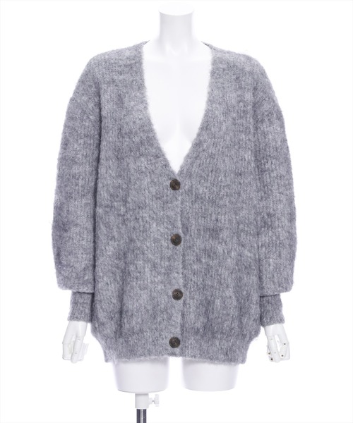 clear（クリア）の「ミックス編みオーバーサイズニットカーディガン（カーディガン/ボレロ・レディース・ブルー/グレー/アイボリー・F）」の22枚目の写真