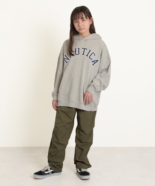 NAUTICA（ノーティカ）の「【再入荷】【NAUTICA】フロントロゴアップリケ刺繍プルパーカー（その他トップス・キッズ・ブルー/グレー/ブラック・M/L/LL）」の9枚目の写真