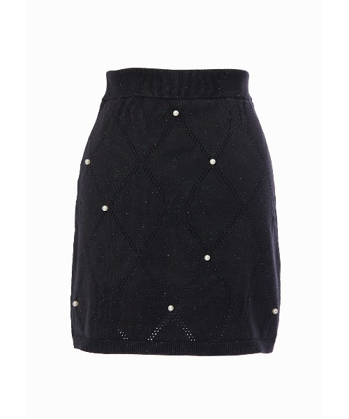 Riu（リウ）の「Pearl eyelet short skirt（スカート・レディース・グレー/ホワイト/ブラック・FREE）」の14枚目の写真