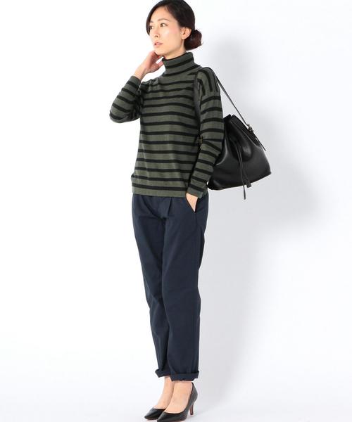 coen（コーエン）の「イージータックチノパンツ15FW（チノパンツ・レディース・ベージュ/オリーブ/ネイビー・MEDIUM/SMALL/LARGE）」の8枚目の写真