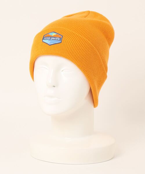 Ocean Pacific(オーシャンパシフィック)の「【OP:オーピー】ロゴビーニー ニットキャップ スキー スノボー(ニットキャップ/ビーニー・メンズ・オフホワイト/ライトグリーン/カーキ/ブラック/オレンジ・FREE)」の5枚目の写真