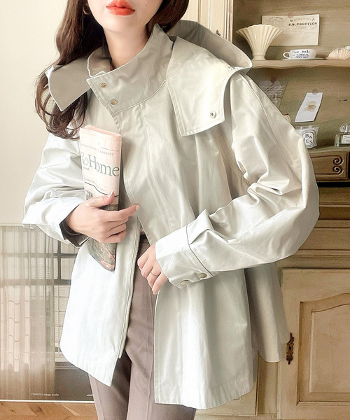 新品未使用 フレアマウンテンパーカー はっ水】フレアマウンテンパーカー 通販【ニッセン】