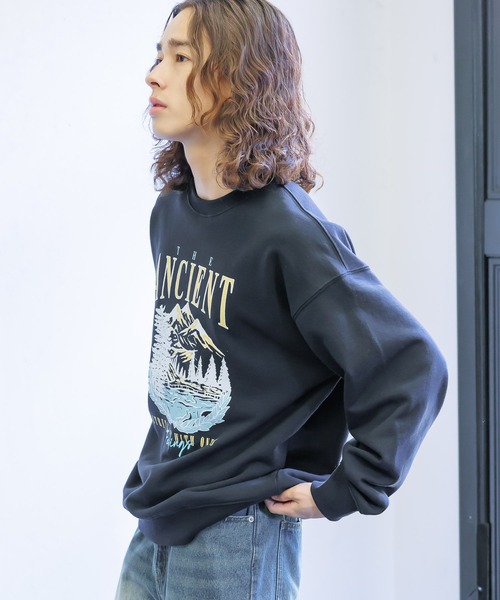 PBLIM(ページボーイリム)の「PBLIM/スーベニアプリントスウェット(スウェット・レディース・オフホワイト/杢グレー/ネイビー・MEDIUM/LARGE)」の20枚目の写真