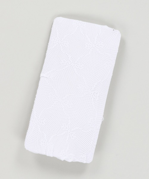 SPINNS（スピンズ）の「カラーレースタイツ リボン 網タイツ シースルータイツ（タイツ/ストッキング・レディース・ホワイト/ブラック・ONESIZE）」の12枚目の写真