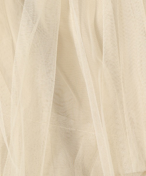 mysty woman（ミスティウーマン）の「チュールヘムティアードスカート 988046（スカート・レディース・ライトグリーン/アイボリー/ブラック・FREE）」の17枚目の写真