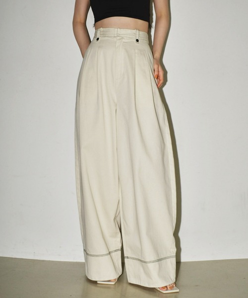 TODAYFUL Heavy Chino ヘビーチノトラウザーズワイドパンツ TODAYFUL（トゥデイフル）の「【TODAYFUL/トゥデイフル】ヘビー