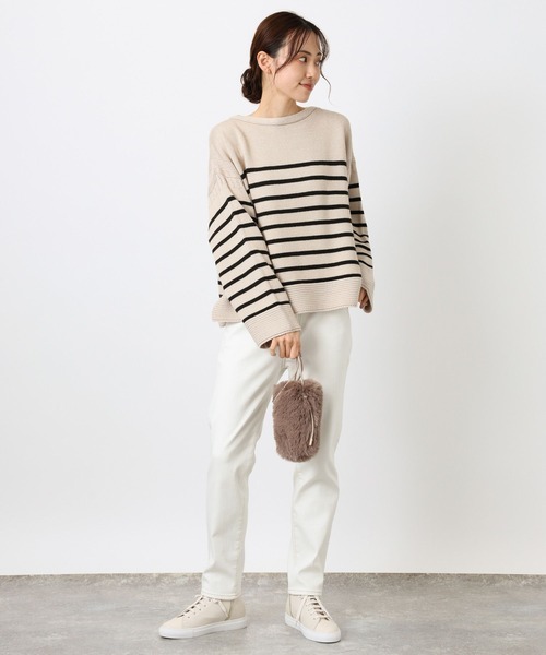 BARNYARDSTORM（バンヤードストーム）の「モバイルファーショルダー（ショルダーバッグ・レディース・モカ/ライトベージュ・FREE）」の4枚目の写真