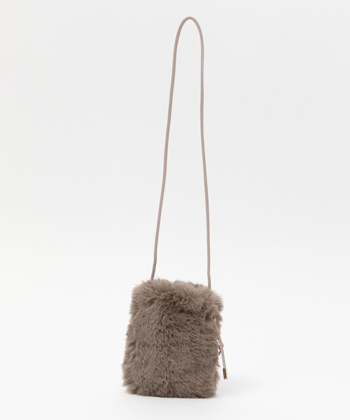 BARNYARDSTORM（バンヤードストーム）の「モバイルファーショルダー（ショルダーバッグ・レディース・モカ/ライトベージュ・FREE）」の5枚目の写真