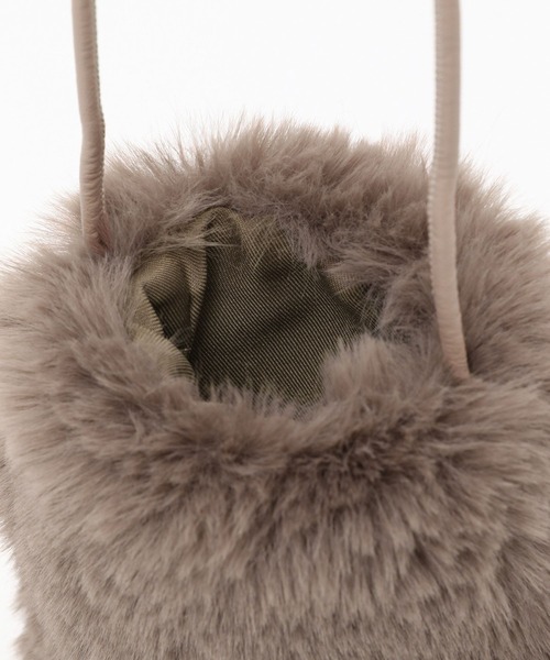 BARNYARDSTORM（バンヤードストーム）の「モバイルファーショルダー（ショルダーバッグ・レディース・モカ/ライトベージュ・FREE）」の8枚目の写真