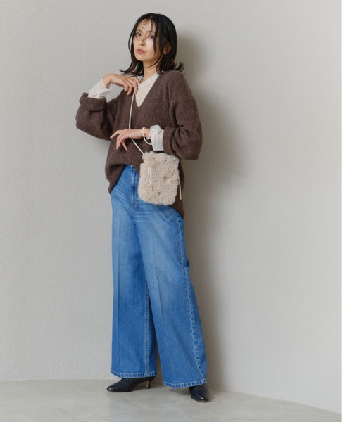 BARNYARDSTORM（バンヤードストーム）の「モバイルファーショルダー（ショルダーバッグ・レディース・モカ/ライトベージュ・FREE）」の12枚目の写真