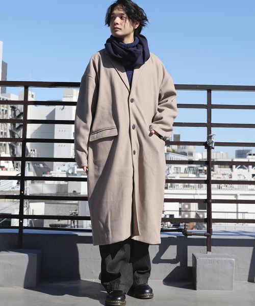 8(eight)(エイト)の「無地ネックウォーマー(ネックウォーマー/スヌード・メンズ・ネイビー/チャコールグレー/レッド/ブラック/ワイン/ベージュ・FREE)」の21枚目の写真