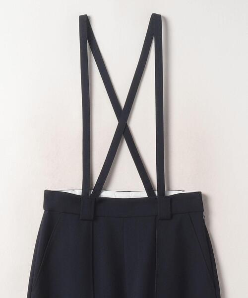 LANVIN en Bleu(ランバンオンブルー)の「サスペンダーワイドポケットパンツ(その他パンツ・レディース・ネイビー/キャメル・36/38)」の4枚目の写真