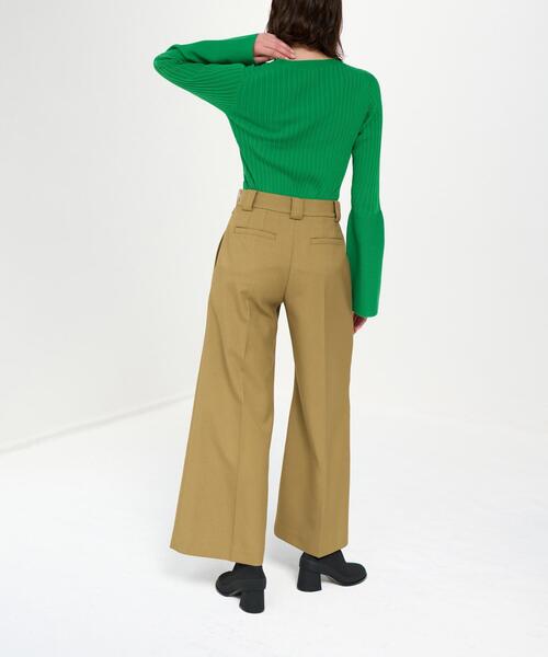 LANVIN en Bleu(ランバンオンブルー)の「サスペンダーワイドポケットパンツ(その他パンツ・レディース・ネイビー/キャメル・36/38)」の12枚目の写真